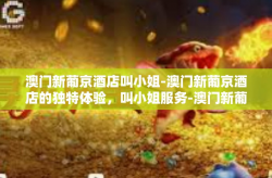 澳门新葡京酒店叫小姐-澳门新葡京酒店的独特体验，叫小姐服务-澳门新葡京酒店叫小姐