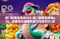 澳门新葡京赌场678-澳门新葡京赌场678，探索现代赌城的魅力与吸引力-澳门新葡京赌场678