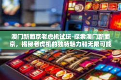 澳门新葡京老虎机试玩-探索澳门新葡京，揭秘老虎机的独特魅力和无限可能-澳门新葡京老虎机试玩