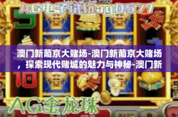 澳门新葡京大赌场-澳门新葡京大赌场，探索现代赌城的魅力与神秘-澳门新葡京大赌场