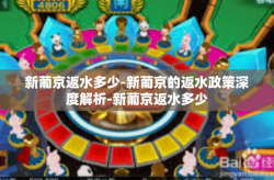 新葡京返水多少-新葡京的返水政策深度解析-新葡京返水多少