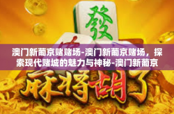 澳门新葡京赌赌场-澳门新葡京赌场，探索现代赌城的魅力与神秘-澳门新葡京赌赌场