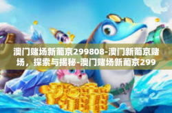 澳门赌场新葡京299808-澳门新葡京赌场，探索与揭秘-澳门赌场新葡京299808