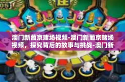 澳门新葡京赌场视频-澳门新葡京赌场视频，探究背后的故事与挑战-澳门新葡京赌场视频