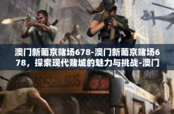 澳门新葡京赌场678-澳门新葡京赌场678，探索现代赌城的魅力与挑战-澳门新葡京赌场678