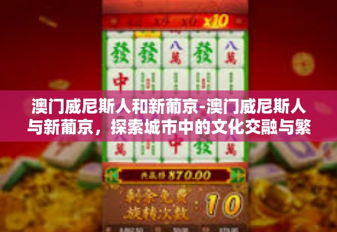 澳门威尼斯人和新葡京-澳门威尼斯人与新葡京，探索城市中的文化交融与繁荣-澳门威尼斯人和新葡京